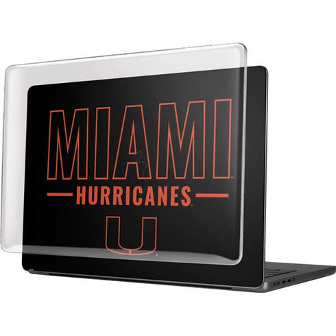 University of Miami Hurricanes MacBook Pro 14in (2021-24) Case plus Skin